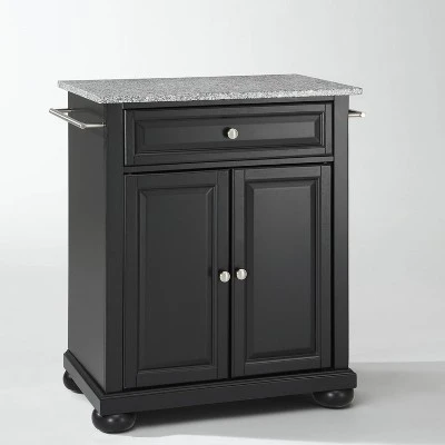 Alexandria Gray Granite Top Portable Kitchen Island/Cart - Crosley 9 Alexandria Gray Granite Top Portable Kitchen Island/Cart - Crosley - Image 7