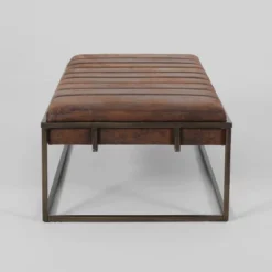 Magdalene Modern Fabric Ottoman Bench Brown - Christopher Knight Home -Furniture Store GUEST b72c9194 cefd 4787 9edb a04e9b8a573f