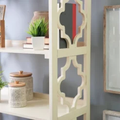 72" 5 Anthony Shelf Painted Bookshelf White - Powell Company 13 72" 5 Anthony Shelf Painted Bookshelf White - Powell Company -Furniture Store GUEST b77a38a2 5205 4423 8294 09f6a620e42a