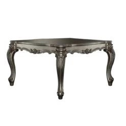 55" Versailles Dining Table Antique Platinum - Acme Furniture