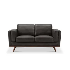 Taverly Leather Loveseat - Abbyson Living