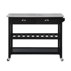 American Heritage 3 Tier Stainless Steel Kitchen Cart With Drawers - Breighton Home -Furniture Store GUEST b8c6d07e e74f 42e3 ac4a 58380fbe1c0f