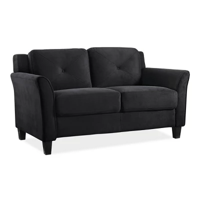 Harper Tufted Microfiber Loveseat - Lifestyle Solutions 3 Harper Tufted Microfiber Loveseat - Lifestyle Solutions