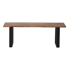 Brownstone Iii Counter Height Dining Bench Brown - Treasure Trove