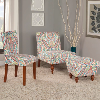Set Of 2 Parsons Pattern Dining Chair Wood - HomePop 11 Set Of 2 Parsons Pattern Dining Chair Wood - HomePop - Image 9