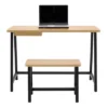Craft Desk Wood Light Brown - Studio Designs