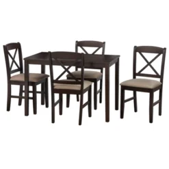 5pc Mason Rectangular Crossback Dining Set - Buylateral 12 5pc Mason Rectangular Crossback Dining Set - Buylateral -Furniture Store GUEST bcb6fdcd 3300 489a 89c3 b1c257dd66d9