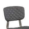 Set Of 2 Alden Bay Modern Diamond Stitch Upholstered Dining Chair Gray - Hillsdale Furniture
