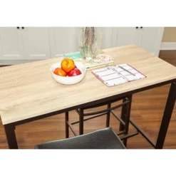 3pc Betty Pub Dining Sets Wood/Brown - Linon -Furniture Store GUEST be5f0940 0820 484e 96fb bf91986be582