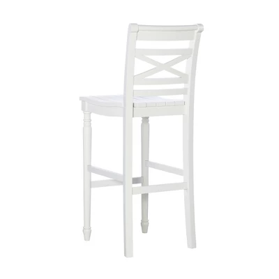 Bristol Barstool White - Powell Company 6 Bristol Barstool White - Powell Company - Image 4