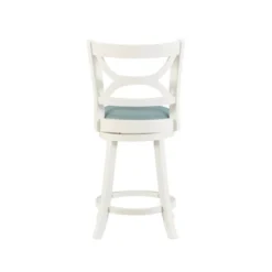 24" Powell Company Winslow Swivel Counter Height Barstool Cream - Powell Company -Furniture Store GUEST bec3885f 5246 4a3b bd31 d25c9ad72b9a