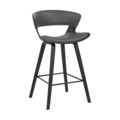 26" Jagger Faux Leather Wood Counter Height Barstool - Armen Living 17 26" Jagger Faux Leather Wood Counter Height Barstool - Armen Living -Furniture Store GUEST bfd60ad3 3835 41e4 9898 9cdc0b8dac42