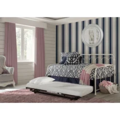 Twin Jocelyn Daybed Suspension Deck And Trundle White - Hillsdale Furniture