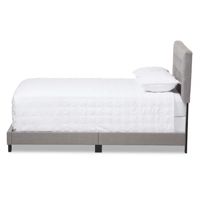 Cassandra Modern And Contemporary Fabric Upholstered Bed - Baxton Studio 3 Cassandra Modern And Contemporary Fabric Upholstered Bed - Baxton Studio