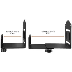Mount-It! Adjustable CPU Wall Mount Bracket | Desktop Computer Tower Holder With Safety Straps | Steel | 22 Lbs. Capacity | Saves Floor And Desk Space -Furniture Store GUEST c234ed72 11bd 4b98 9124 a65c0590a9f3
