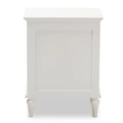 Venezia French - Inspired Rustic Washed Wood 3 - Drawer Nightstand - White - Baxton Studio 13 Venezia French - Inspired Rustic Washed Wood 3 - Drawer Nightstand - White - Baxton Studio -Furniture Store GUEST c2741a88 7c72 41c5 970d b11f1f83db45