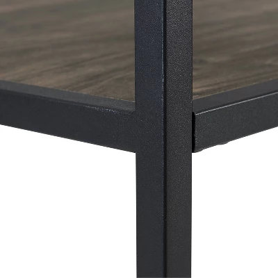 3pc Jacobsen Desk And Large Etagere Set Brown Ash - Crosley 18 3pc Jacobsen Desk And Large Etagere Set Brown Ash - Crosley - Image 16