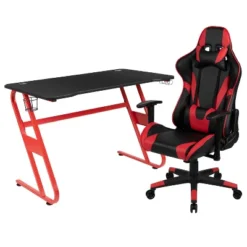 Flash Furniture Gaming Desk And Reclining Gaming Chair Set With Cup Holder And Headphone Hook -Furniture Store GUEST c324cdc4 7614 462a 846e c36a18c56f94