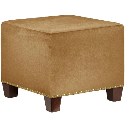 Square Nail Button Ottoman - Skyline Furniture 8 Square Nail Button Ottoman - Skyline Furniture - Image 6