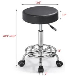 Yaheetech Adjustable Swivel Stools With Wheels For Medical/Tattoo/Dental/Facial/Massage/Spa/Drafting -Furniture Store GUEST c54b001c 450a 4203 858b 0b7b989d387f