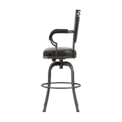 Bridgetown Metal Bar Height Swivel Stool Pewter - Hillsdale Furniture -Furniture Store GUEST c6020cde 22d0 4344 a6f6 d55b3b312ce5