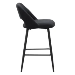 Blakeley Velvet Counter Height Barstool Black - CorLiving 13 Blakeley Velvet Counter Height Barstool Black - CorLiving -Furniture Store GUEST c654e3ab 88ee 4d41 bb90 7d0ff5fd420a
