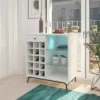 Hannaford Bar Cabinet White - Room & Joy