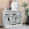 Costway 3-tier Open Bookcase 8-Cube Floor Standing Storage Shelves Display Cabinet White -Furniture Store GUEST c8e3cbfb 386e 48f7 aad7 9e492920f745