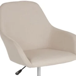 Emma And Oliver Home And Office Mid-Back Chair In Beige Fabric -Furniture Store GUEST c8fe5b8b 7ae2 42f3 9f94 39f06085134c