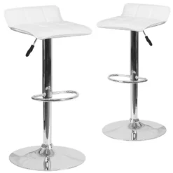 Emma And Oliver 2 Pack Contemporary Vinyl Adjustable Height Barstool With Quilted Wave Seat And Chrome Base 27 Emma And Oliver 2 Pack Contemporary Vinyl Adjustable Height Barstool With Quilted Wave Seat And Chrome Base -Furniture Store GUEST c93f8a12 f393 46cb a5f3 7763e0a9b176