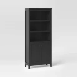 72" Carson 5 Shelf Bookcase With Doors - Threshold™ -Furniture Store GUEST c99ab1ed 236d 46d0 bdd4 3e4025da50bb