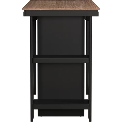 Knolle Park Wood Counter Height Table Black/Wire Brush Oak Finished Top - Hillsdale Furniture 8 Knolle Park Wood Counter Height Table Black/Wire Brush Oak Finished Top - Hillsdale Furniture - Image 6