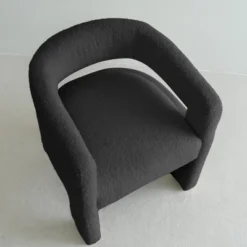 ZEN 25" Wide Contemporary Design Faux Shearling Boasting Curved Streamlined Silhouette Armrest Accent Barrel Chair-The Pop Maison 17 ZEN 25" Wide Contemporary Design Faux Shearling Boasting Curved Streamlined Silhouette Armrest Accent Barrel Chair-The Pop Maison -Furniture Store GUEST ca501c27 580f 4c74 9832 dbf02ecad655