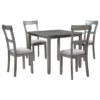 Modernluxe 5 Piece Industrial Dining Table Set Wooden Kitchen Table And 4 Chairs Gray 2 Modernluxe 5 Piece Industrial Dining Table Set Wooden Kitchen Table And 4 Chairs Gray -Furniture Store GUEST ca61ffa9 99d8 49f2 8eae f22692b56f19