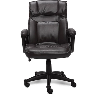 Style Hannah Office Chair Bonded Leather Comfort - Serta 17 Style Hannah Office Chair Bonded Leather Comfort - Serta - Image 15