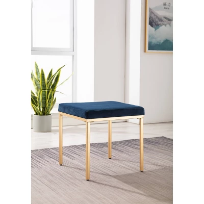 18" Square Metal Ottoman - WOVENBYRD 4 18" Square Metal Ottoman - WOVENBYRD - Image 2