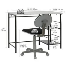 2pc Study Zone Ii Student Desk And Task Chair Set - Calico Designs -Furniture Store GUEST cd6b5a58 fe92 4aab a1a1 283ff7c3d2bb