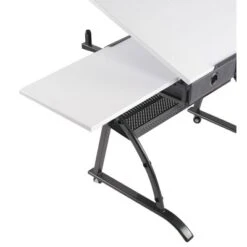 Core Drawing Table And Stool Set Charcoal Black/White - Studio Designs -Furniture Store GUEST ceac8797 d163 4061 970b 3230c935d4c1