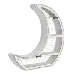 Farmlyn Creek Small Wooden Crescent Moon Wall Shelf For Crystals & Essential Oils, Rustic Home Wall Decor For Nursery, White, 10.7 X 11.2 X 2 In 14 Farmlyn Creek Small Wooden Crescent Moon Wall Shelf For Crystals & Essential Oils, Rustic Home Wall Decor For Nursery, White, 10.7 X 11.2 X 2 In -Furniture Store GUEST ceef4482 9898 4147 a526 75745033213b