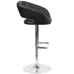 Flash Furniture Contemporary Vinyl Adjustable Height Barstool With Rounded Mid-Back -Furniture Store GUEST ceff8191 d69a 428e 8876 9589c549e910