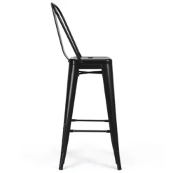 Tangkula Set Of 4 Bar Stools 30" Height Stackable Patio Dining Chairs -Furniture Store GUEST cfff388d 5dd6 4980 b6fd 31cd588ccdf7