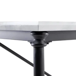 Elda Faux Stone Rolling Kitchen Island Black With White Faux Marble - Aiden Lane 13 Elda Faux Stone Rolling Kitchen Island Black With White Faux Marble - Aiden Lane -Furniture Store GUEST d0f1a187 ead8 4ab4 8256 50867b40263a