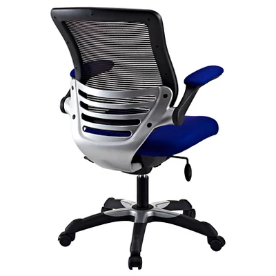 Edge Mesh Back With Leatherette Seat Office Chair - Modway 5 Edge Mesh Back With Leatherette Seat Office Chair - Modway - Image 3