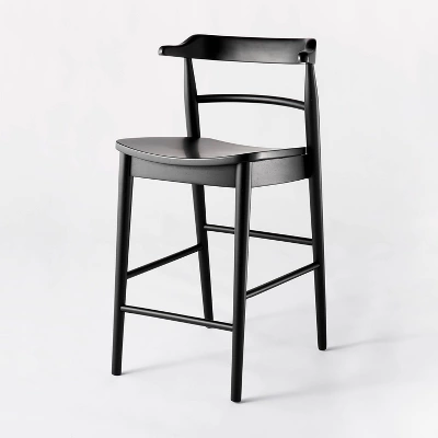Kaysville Curved Back Wood Counter Height Barstool - Threshold™ Designed With Studio McGee 10 Kaysville Curved Back Wood Counter Height Barstool - Threshold™ Designed With Studio McGee - Image 8