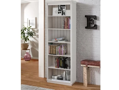 RealRooms Anita Solid Wood 6 Shelf Open Bookcase 3 RealRooms Anita Solid Wood 6 Shelf Open Bookcase