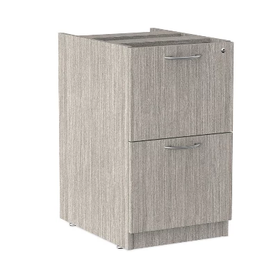 Alera Alera Valencia Series Full Pedestal File Left Or Right 2 Legal/Letter-Size File Drawers Gray 9 Alera Alera Valencia Series Full Pedestal File Left Or Right 2 Legal/Letter-Size File Drawers Gray - Image 7