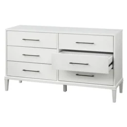 Sussex 6 Drawer Dresser White - Lifestorey -Furniture Store GUEST d34265c8 a748 4e67 8915 f16a738350a1
