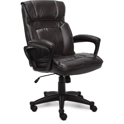 Style Hannah Office Chair Bonded Leather Comfort - Serta 4 Style Hannah Office Chair Bonded Leather Comfort - Serta - Image 2