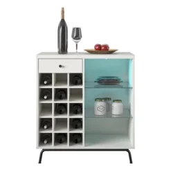 Hannaford Bar Cabinet White - Room & Joy -Furniture Store GUEST d36ac384 1401 4cd1 ac87 eba1d8a67d39