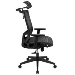 Flash Furniture Ergonomic Black Mesh Office Chair-Synchro-Tilt, Pivot Headrest, Adjustable Arms 23 Flash Furniture Ergonomic Black Mesh Office Chair-Synchro-Tilt, Pivot Headrest, Adjustable Arms -Furniture Store GUEST d3cf2539 60da 4429 98fa e18c0220f648